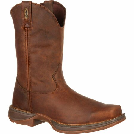 DURANGO Rebel by Brown Pull-On Western Boot, TRAIL BROWN, D, Size 9 DB5444